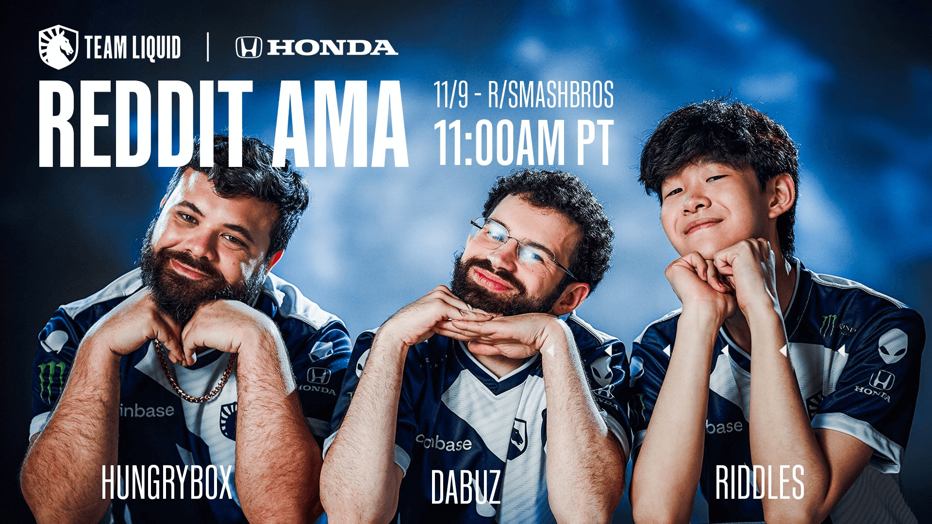 Team Liquid's Smash Roster Will be Doing a Reddit AMA Nov 9th