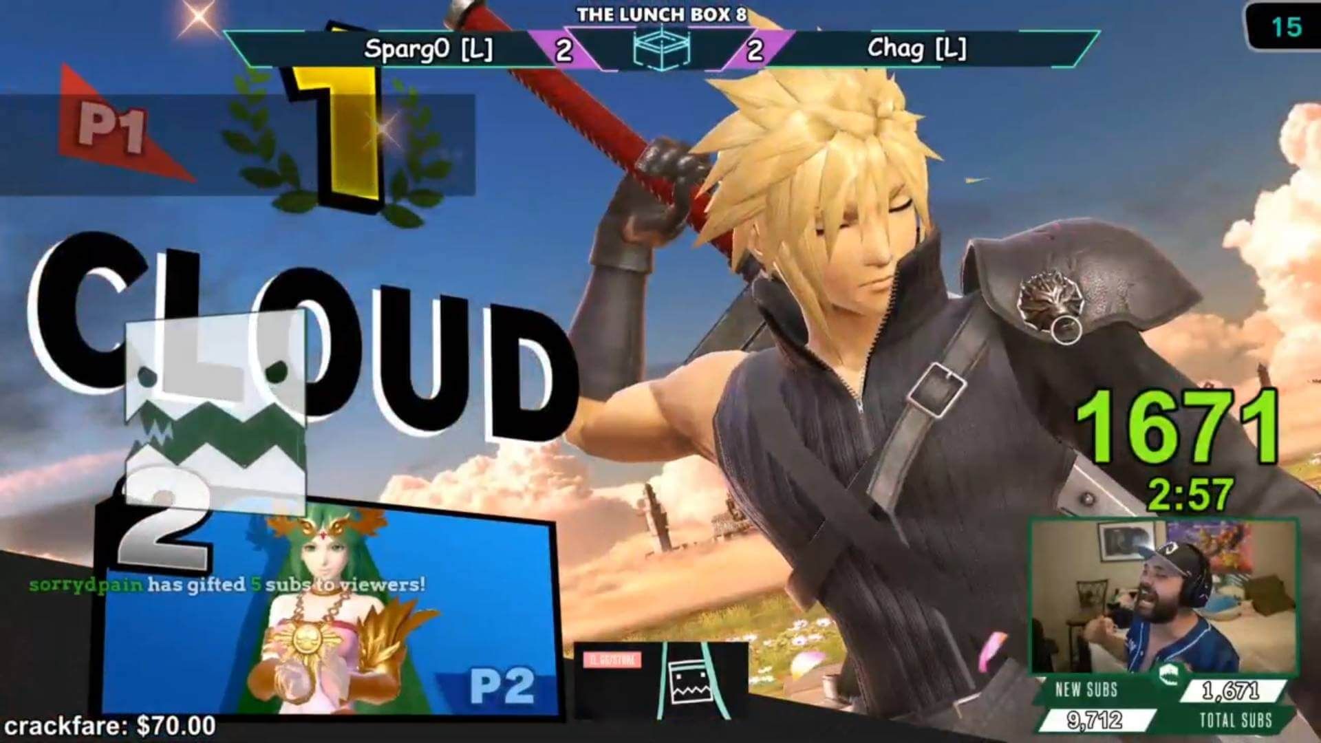 Cloud Beats Everyone and Enjoys His Lunch Box #8